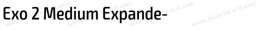 Exo 2 Medium Expande字体转换